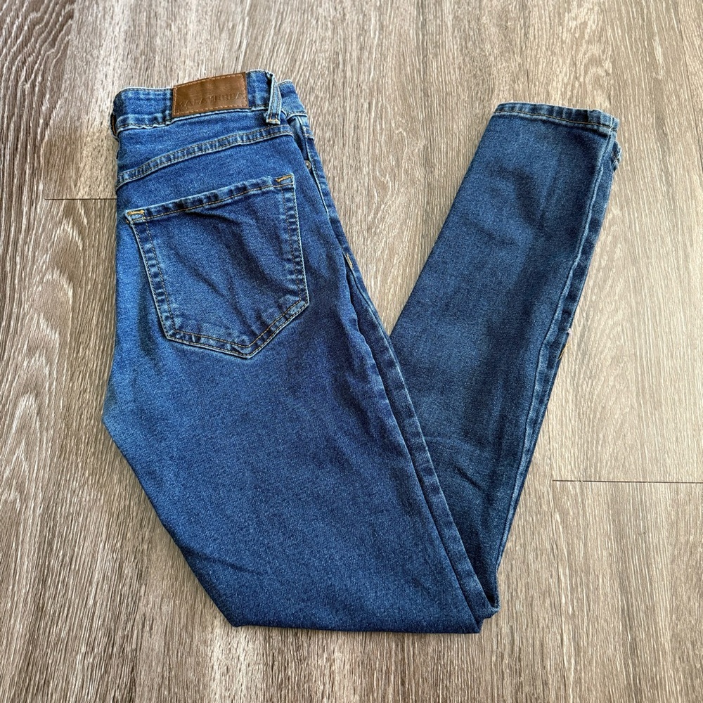MAYLAYERBA Classic Blue Denim Jeans Hecho En Mexico